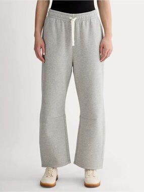 Everlane Luxe Fleece Barrel Sweatpant in heather gray Size M